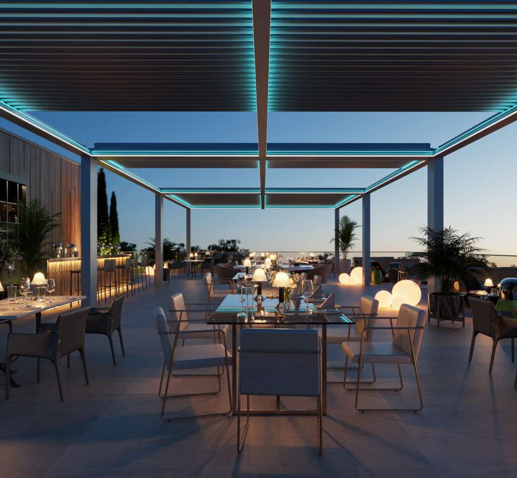 exxen elhuzhato lamellas pergola terasz arnyekolas scaled